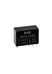 NRP13-C12DH, реле на плату 5А/240VAC 1FormC 12В 29х20х12,8мм, аналог для 4-1415542-8