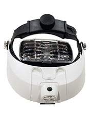 MG81001-H, лупа-очки с LED подсветкой 2 светод. 1.0/1.5/ 2.0/2.5/3.0/3.5