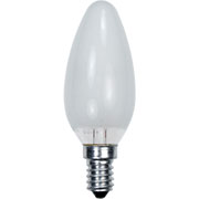 60C1/FR/E14, Лампа  60Вт, свеча матовая, цоколь E14