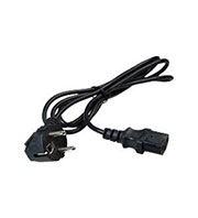 PC186, Кабель питания с зазем 1,8м,черный, EURO,S=3x0.5mm