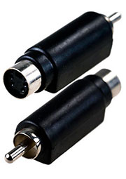 2-322,  RCA  - MINI DIN 4 pin (S-VHS)  