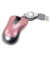 A4-X5-60MD-5, Мышь мини, 800dpi, розовая, USB