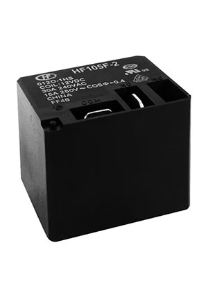 HF105F-2/012D-1ZS, Реле 1 переключ. 12VDC, 10A/240VAC SPDT Hongfa