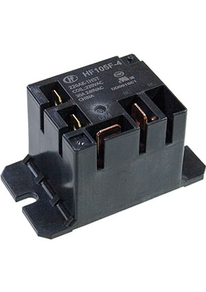 HF105F-4/220AK-1HSTF, Реле, 30A, 220V AC, 1 Form A HONGFA
