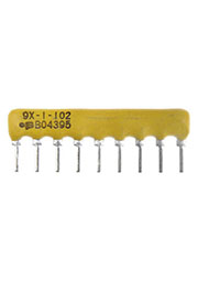 4609X-101-681LF, 8х680 Ом 2% резисторная сборка SIP-9 (аналоги НР-1-4-8М 680 Ом, 9A681J)