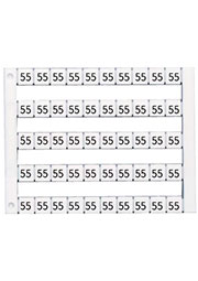 Klemsan 0.0.0.5.05022SMR, DY5,Горизонтальная маркировка (21...30), DY5, 1 шт = 10 шильдиков (упаковка 50 ш маркировка для клемм