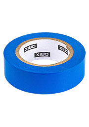 XIBO XT151810b 18мм х 10м х 0.15мм (синяя), Изолента ПВХ клейкая лента, изолента
