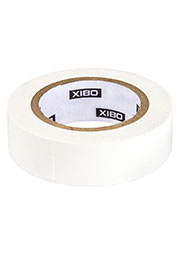 XIBO XT151810w 18мм х 10м х 0.15мм (белая), Изолента ПВХ клейкая лента, изолента