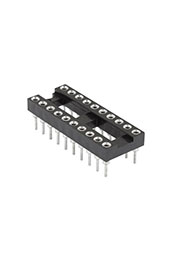 CONNFLY SCSM-20  (DS1001-20)  DIP  шаг  2.54мм, SCSM-20 (DS1001-20) DIP шаг 2.54мм разъем панель цанговая уз панельки для компонентов