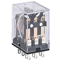 JZX-22F(D) 24VAC 3Z, ���� ������������� 3 ��������. 24VAC, 5A/220VAC 3PDT