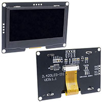 DSM-OLED-2.42-7P-B, 2.42-�������� ������ OLED-������� RUICHI, DSM-OLED-2.42-7P-B, ���������� 128x64�